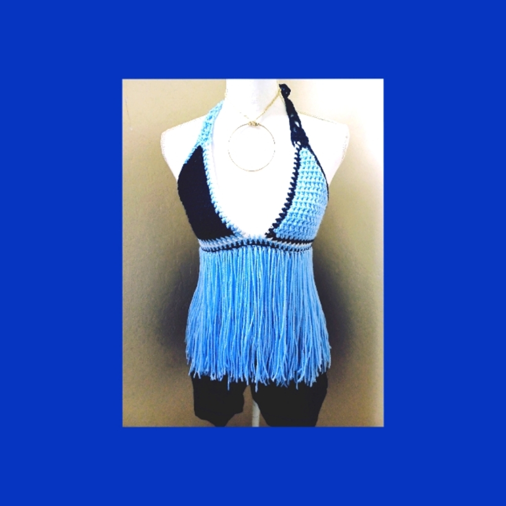 Cutesy top Blu